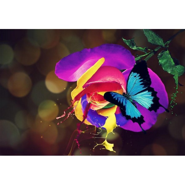 Rainbow Flowers PIX-766