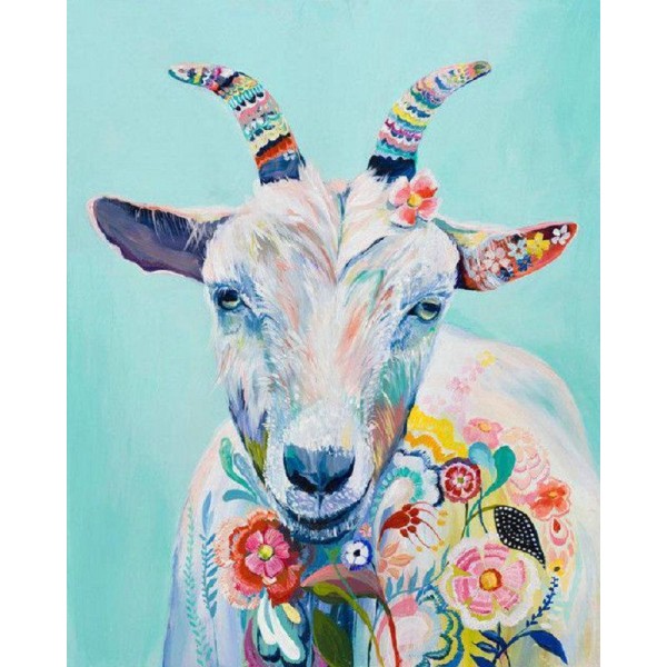Watercolor Goat PIX-595