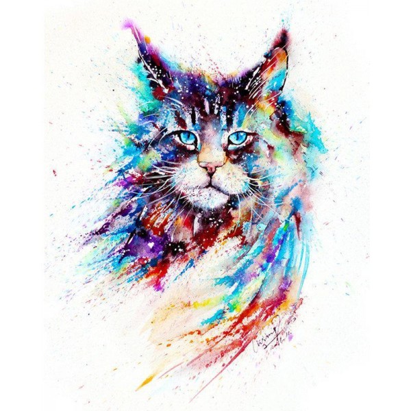 Watercolor Cat PIX-597