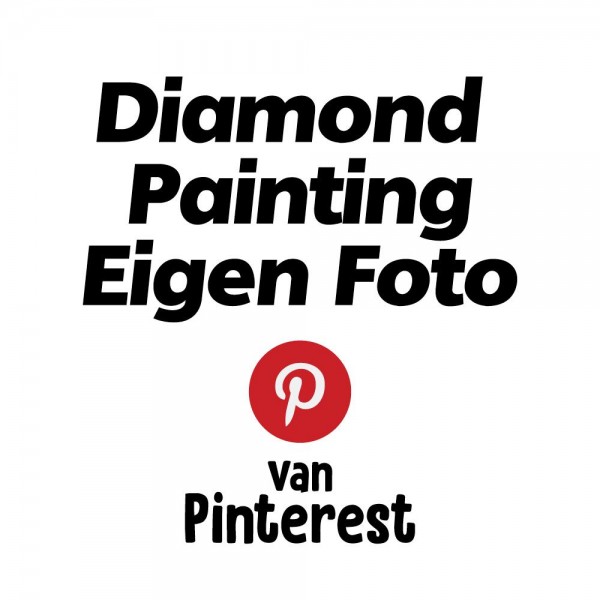 Diamond Painting Eigen Foto van Pinterest